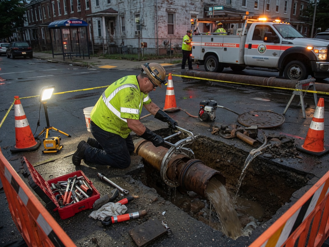 Emergency Pipe Repair in Norristown, PA