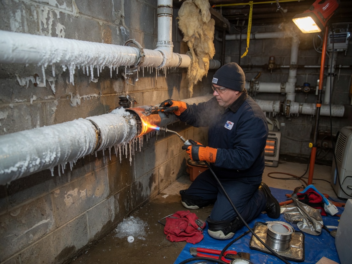 Frozen Pipe Repair in Norristown, PA